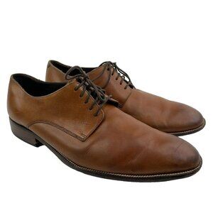 Cole Haan Shoes Mens Size 12 Oxford Derby Dress Tan Leather Lace Up